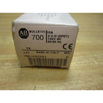 Allen Bradley 700-HA32A1-120V AC Relay 700-HA32A1-129VAC Series D