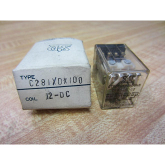 Struthers-Dunn C281XDX100-12VDC Relay C281XDX100