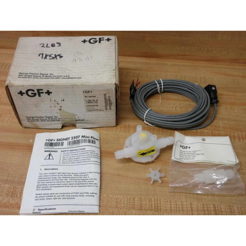 Georg Fischer Signet 3-2507.100-3V Mini Flow Sensor 198801733