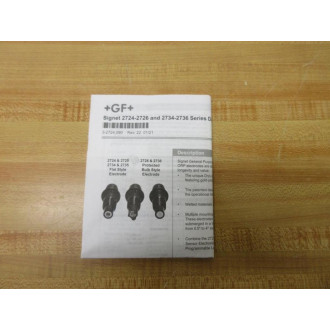 Georg Fischer Signet 3-2726-HF-10 pH Sensor 159 001 551