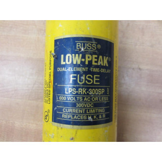 Buss LPS-RK-300SP Bussmann Fuse Cross Ref 6F332 (Pack of 2) - Used
