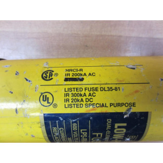 Buss LPS-RK-300SP Bussmann Fuse Cross Ref 6F332 (Pack of 2) - Used