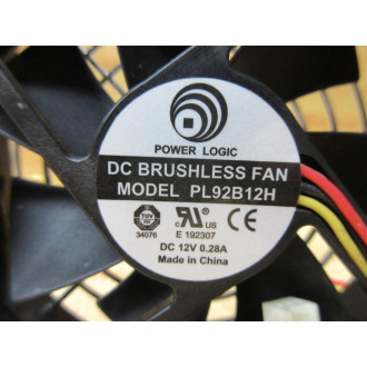 Power Logic PL92B12H DC Brushless Fan - New No Box