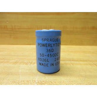 Sprague 50-450DC Vishay Capacitor 36D - New No Box