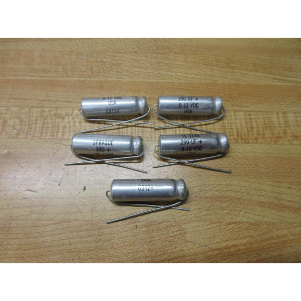 Sprague TE-1139 Capacitor 290µF 30D (Pack of 5) - New No Box