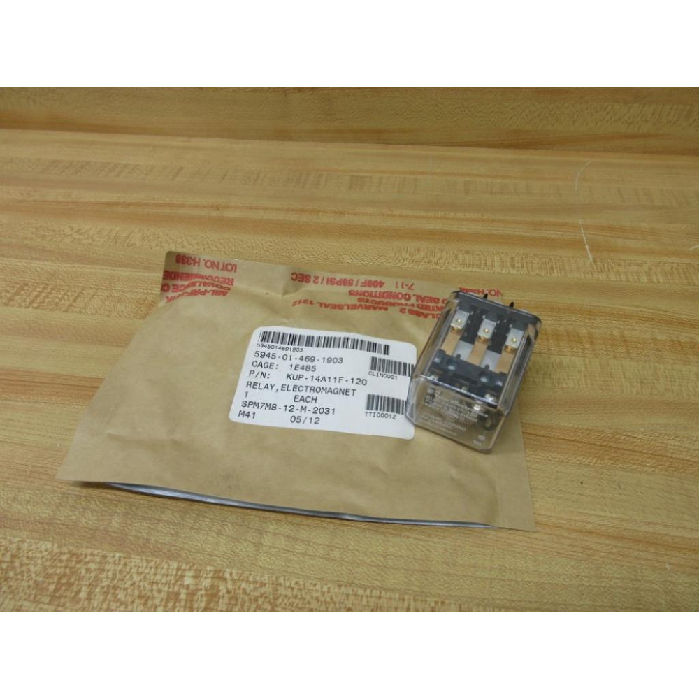 Potter & Brumfield KUP-14A11F-120V AC Tyco Relay KUP-14A11F-120VAC
