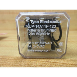 Potter & Brumfield KUP-14A11F-120V AC Tyco Relay KUP-14A11F-120VAC