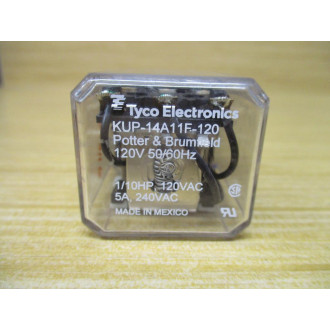 Potter & Brumfield KUP-14A11F-120V AC Tyco Relay KUP-14A11F-120VAC - Used