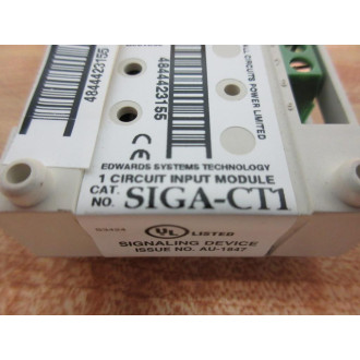 Edwards Systems Technology SIGA-CT1 Fire Alarm Control SIGACT1 Module Only - Used