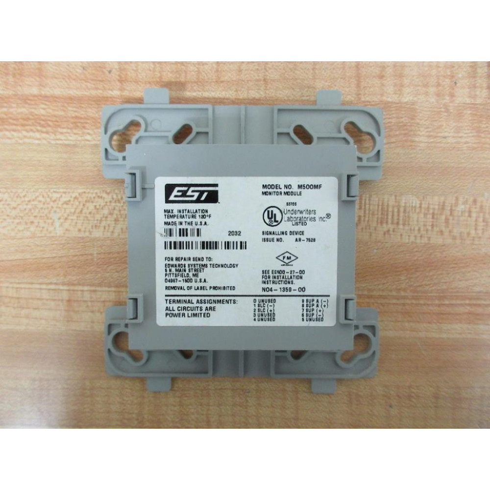 Edwards Systems Technology M500MFB Fire Alarm Plastic Bracket - Used