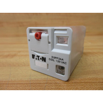 Cutler Hammer D3PF3AA 120V AC Eaton Relay D3PF3AA-120VAC