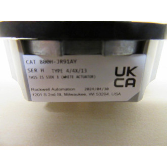 Allen Bradley 800H-JR91AY Selector Switch Core Only - New No Box