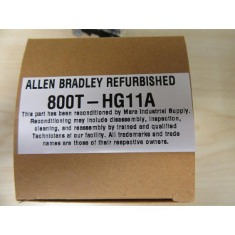 Allen Bradley 800T-HG11A Selector Switch - Refurbished