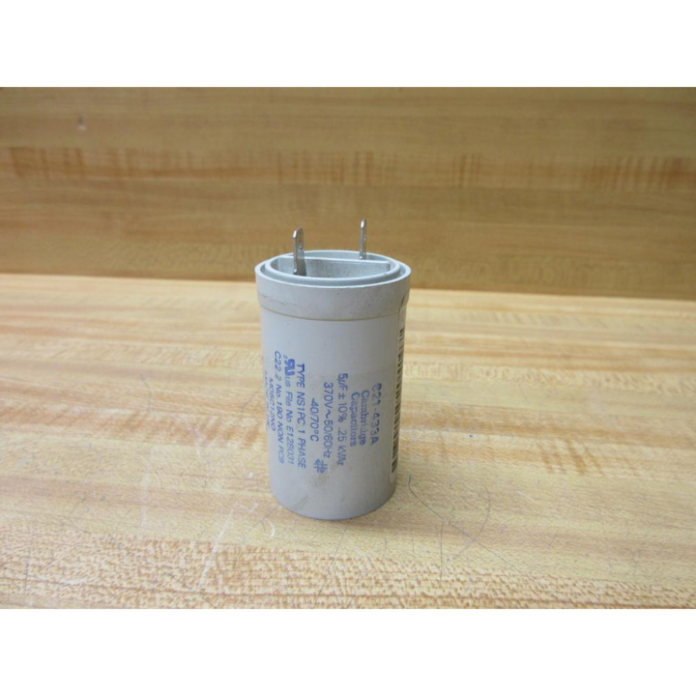 Cambridge Capacitors 621-433A Capacitor 5µF 370VAC - Used