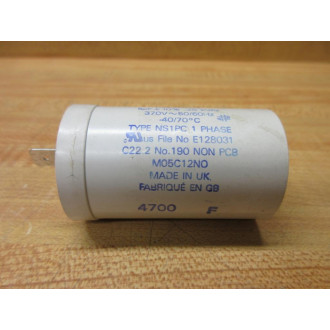 Cambridge Capacitors 621-433A Capacitor 5µF 370VAC - Used