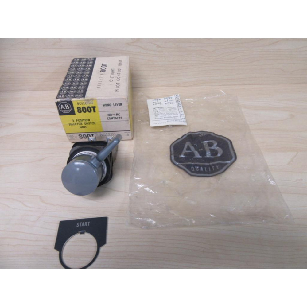 Allen Bradley 800T-HG12D1 Selector Switch