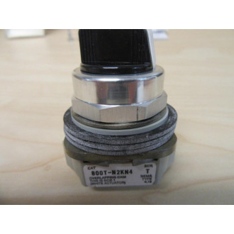 Allen Bradley 800T-N2KN4B Selector Switch WO Contact Blocks