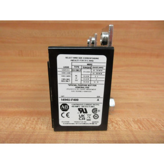 Allen Bradley 1494U-F400 Fuse Holder 1494UF400 - New No Box