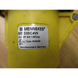 Mennekes ME 330C4W Connector ME330C4W - Used