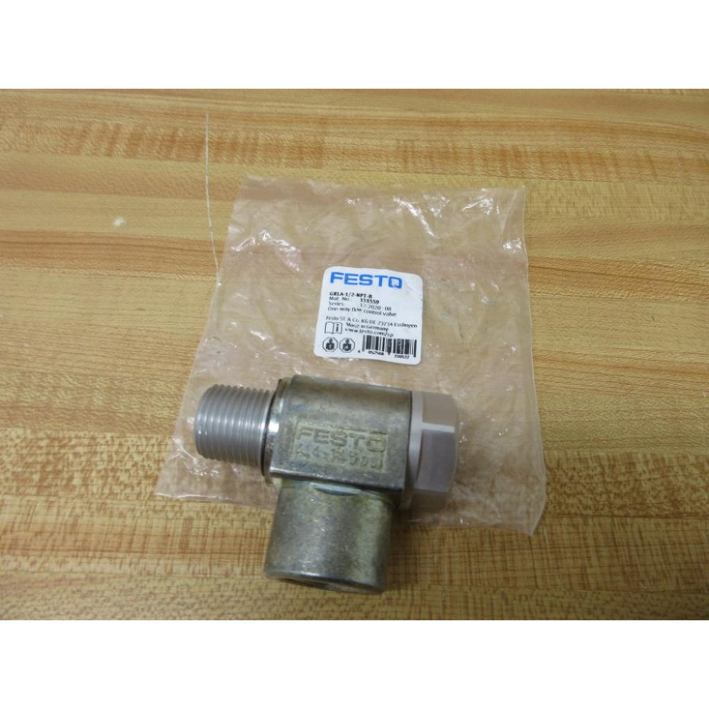 Festo GRLA-12-NPT-B Control Valve GRLA12NPTB
