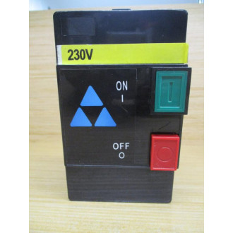 NHD MS1-12D Motor Starter MS12D Enclosure Only, Cracked - Used