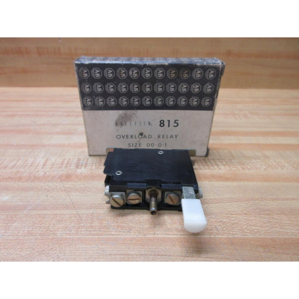 Allen Bradley 815-BOV4 Overload Relay 815B0V4