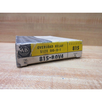 Allen Bradley 815-BOV4 Overload Relay 815B0V4