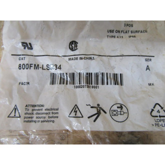 Allen Bradley 800FM-LSR34 Switch (3) Position Series A