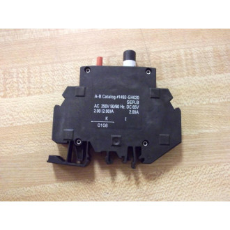 Allen Bradley 1492-GH020 2A Circuit Breaker 1492GH020 Series B - New No Box
