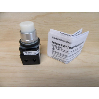 Allen Bradley 800T-QBH2W Push Button Switch - New No Box