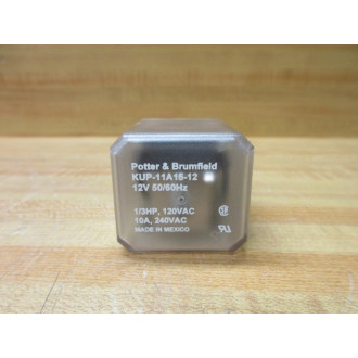 Potter & Brumfield KUP-11A15-12V Relay KUP11A1512V . - New No Box