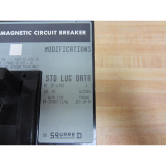 Square D KHL36225 Circuit Breaker - New No Box
