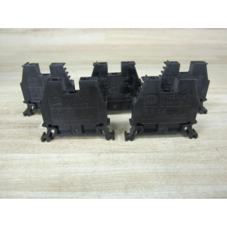 Allen Bradley 1492-W4 Terminal Blocks Black 1492-W4BL (Pack of 5) - New No Box