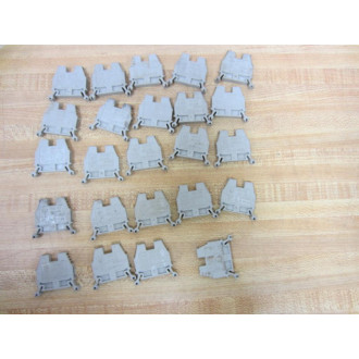 Allen Bradley 1492-W4 Terminal Blocks Grey 1492-W4 (Pack of 24) - Used