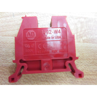 Allen Bradley 1492-W4 Terminal Blocks Red 1492-W4R (Pack of 47) - New No Box