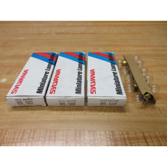 Sylvania 502 Miniature Lamp Light Bulb (Pack of 10)