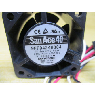 Sanyo Denki 9PF0424H304 SanAce40 Axial Fan - New No Box