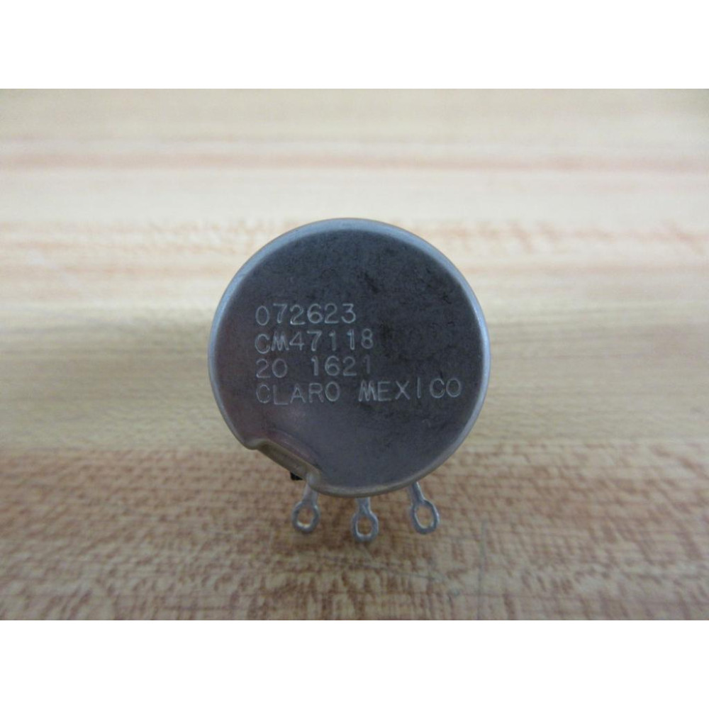 Clarostat CM47118 Potentiometer 072623 - New No Box