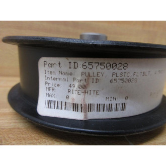 Rite-Hite 65750028 Plastic Pulley - New No Box