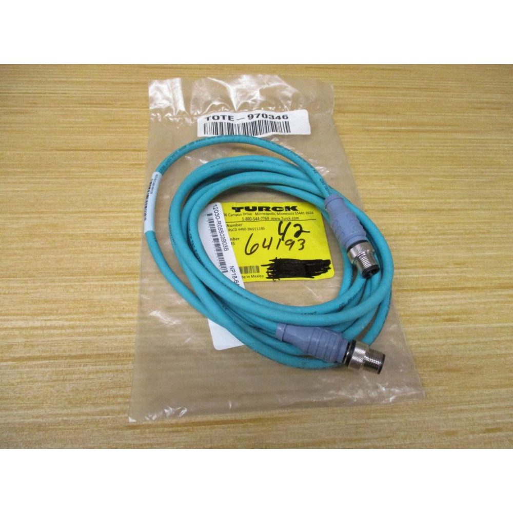 Turck RSCD 4450-3MC1195 RSCD Eurofast Cordset U-47735