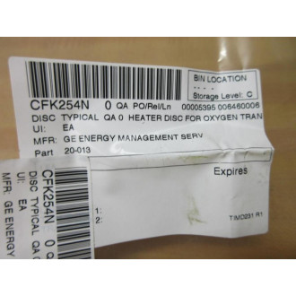 Energy Management 20-013 GE Heater Disc 20013