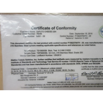 Safeline TS10600S6 Test Stick B561-29