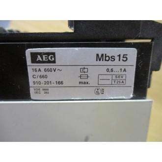AEG 910-201-166 Starter  0.6-1A Mbs15 - Used
