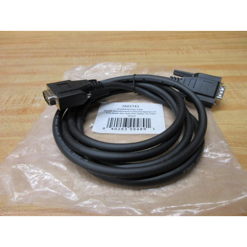 Ignition L.P. 2602741 6' SVGA Monitor Cable 01A14