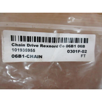 Rexnord 06B1 Roller Chain Drive 06B1 6' 101935955 - New No Box