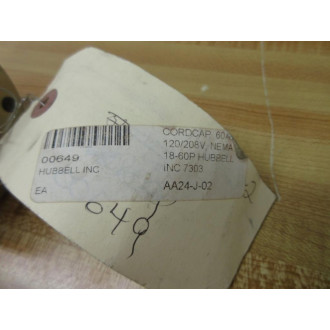 Hubbell 00649 Cord Cap AA24-J-02 - Used