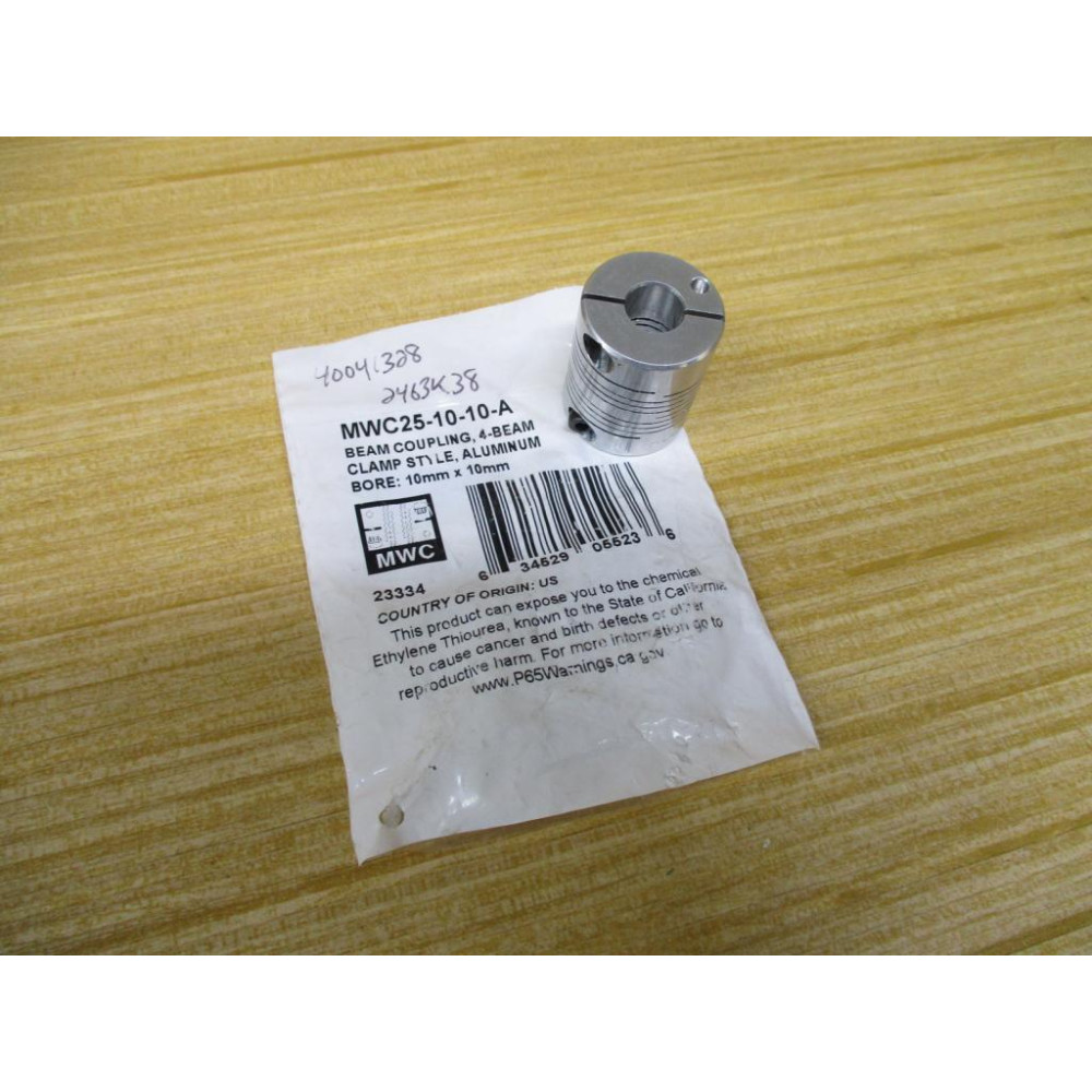 Ruland MWC25-10-10-A Beam Coupling MWC251010A