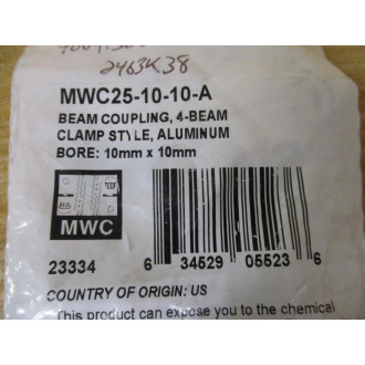 Ruland MWC25-10-10-A Beam Coupling MWC251010A