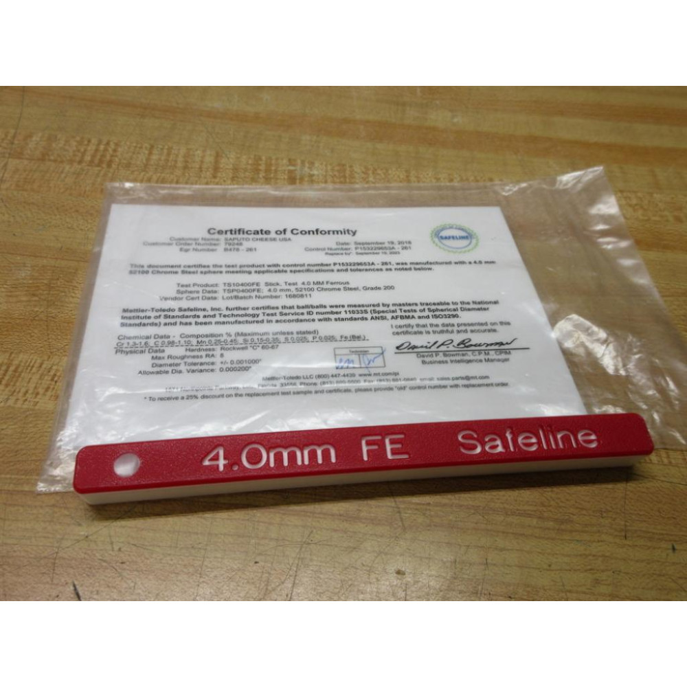 Safeline TS10400FE Test Stick B478-261