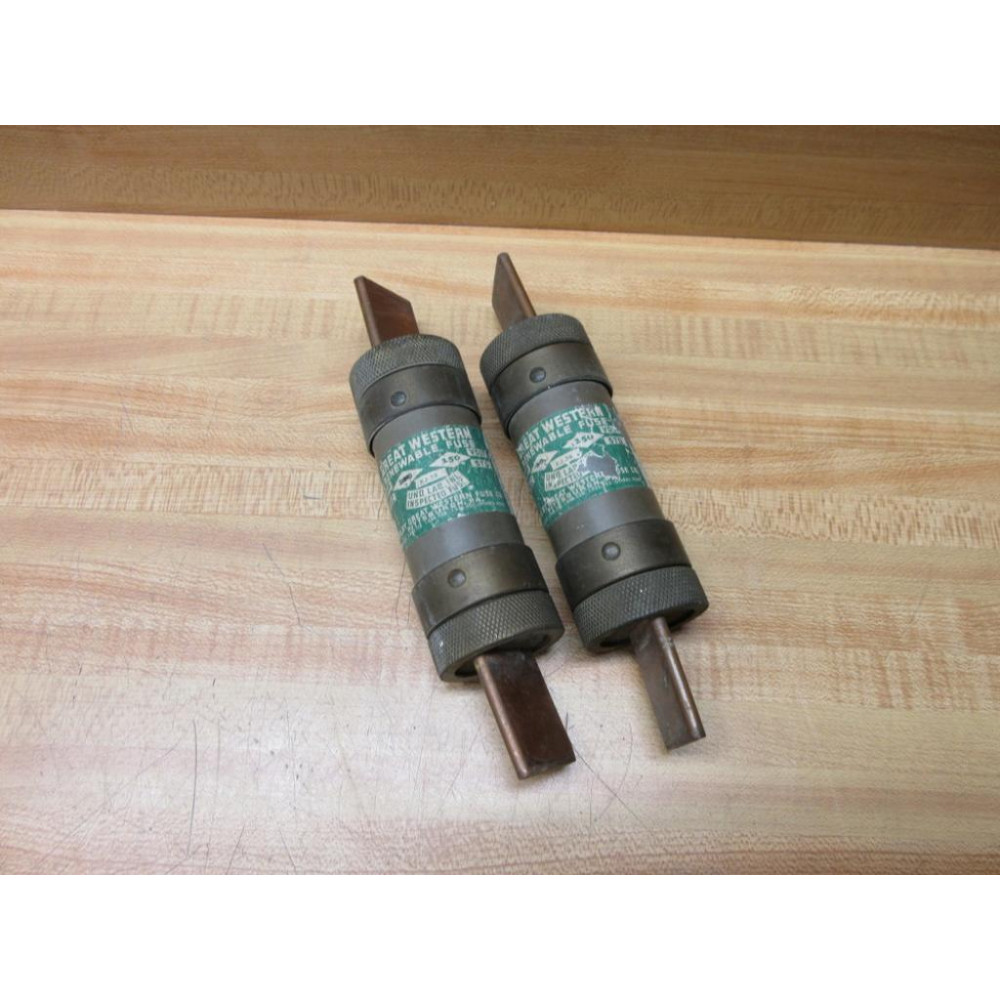 Great Western Fuse 76200 Fuse 200A 250VAC (Pack of 2) - Used